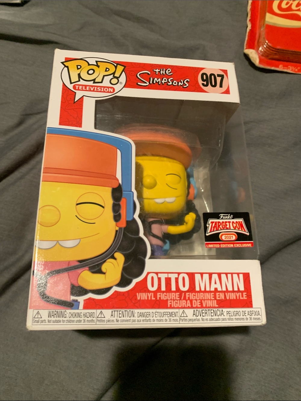 Funko Pop! The Simpsons Otto Mann Vinyl Figure - Yellow, Red, Black